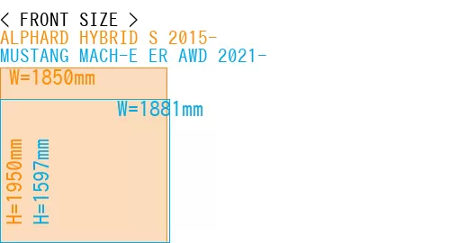 #ALPHARD HYBRID S 2015- + MUSTANG MACH-E ER AWD 2021-